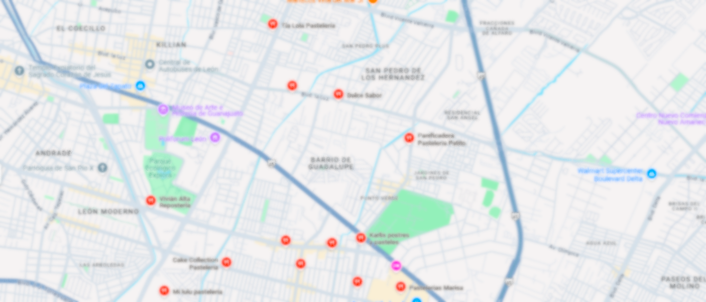 Entregas de dulces en la ciudad